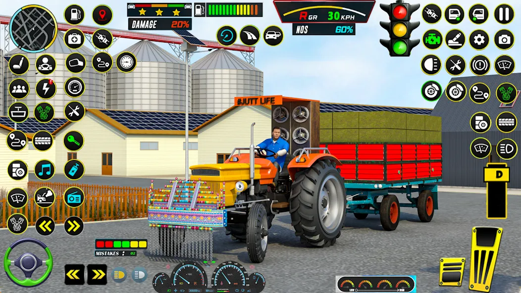 Farming Tractor Game Simulator MOD APK на Android — Много денег — скриншот 3
