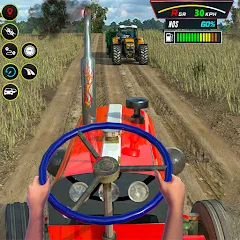 Farming Tractor Game Simulator MOD APK на Android — Много денег