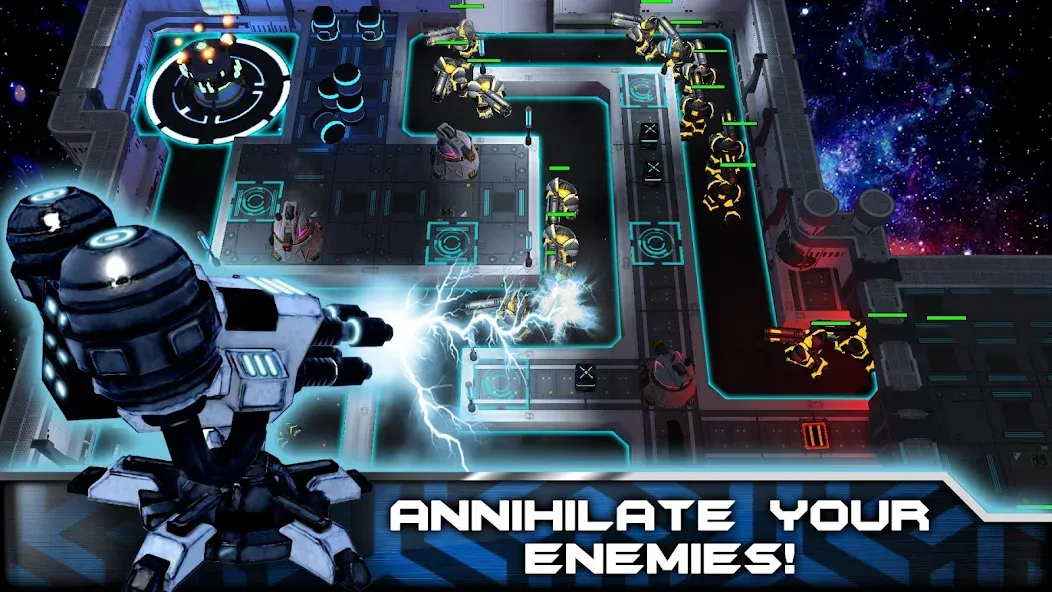 Modular Tower Defense MOD APK — Много денег и ресурсов — скриншот 5