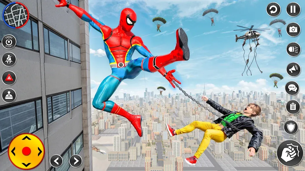 Скачать Spider Rope Hero Spider Games — Последняя версия (Много денег) — скриншот 2 Скачать Spider Rope Hero Spider Games — Последняя версия (Много денег) — скриншот 2