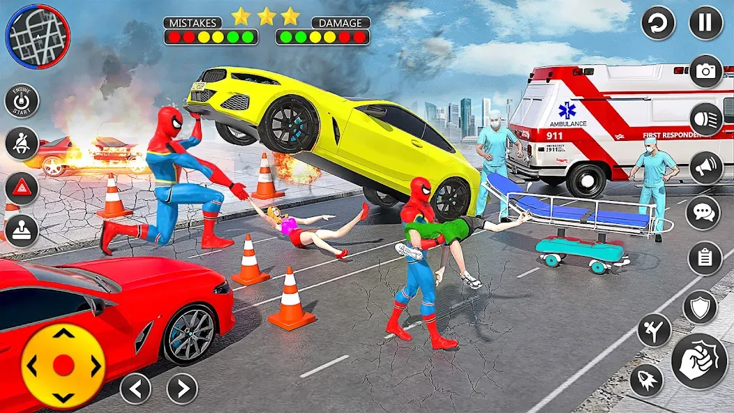 Скачать Spider Rope Hero Spider Games — Последняя версия (Много денег) — скриншот 4 Скачать Spider Rope Hero Spider Games — Последняя версия (Много денег) — скриншот 4