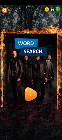 Скачать Supernatural Word Search — Модификация Все уровни разблокированы — скриншот 1