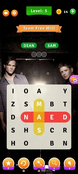 Скачать Supernatural Word Search — Модификация Все уровни разблокированы — скриншот 3