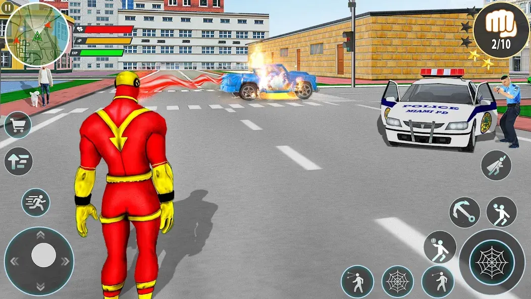 Rope Hero Spider Fighting Game на Андроид — Много денег — скриншот 2