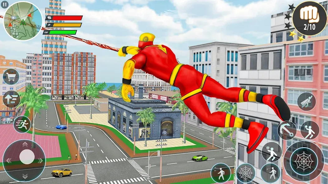 Rope Hero Spider Fighting Game на Андроид — Много денег — скриншот 3