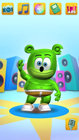Скачать Talking Gummy Bear Kids Games (Мод: Много денег и все открыто) на Андроид — скриншот 1