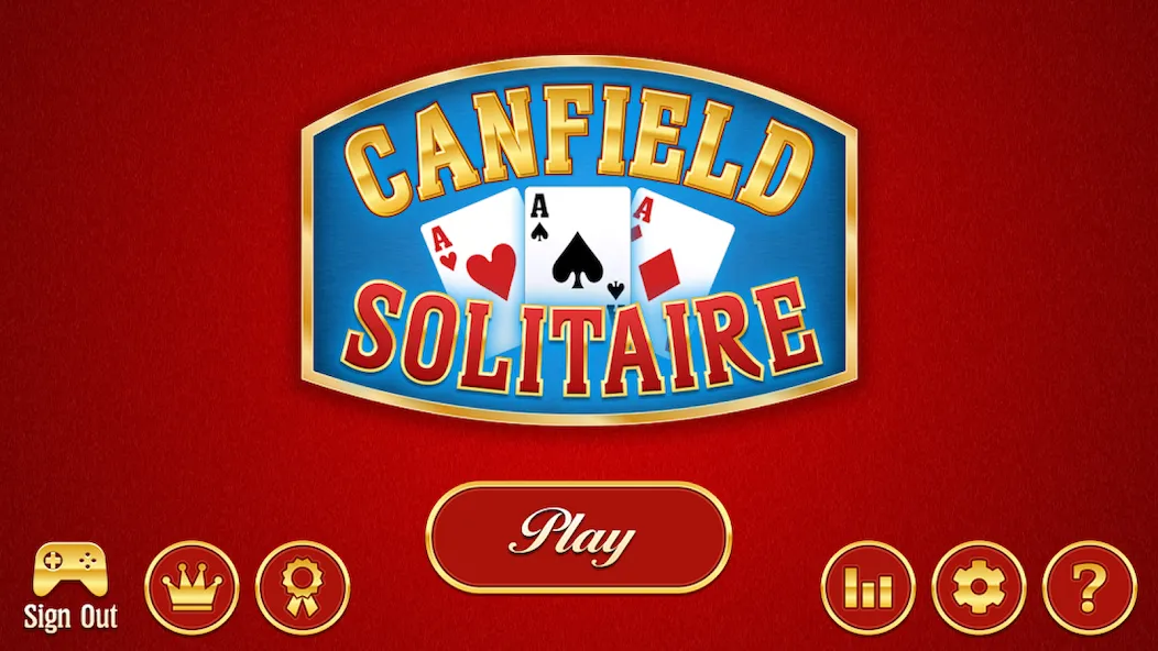 Взлом Canfield Solitaire — Без рекламы — скриншот 4