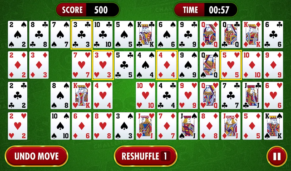 Взлом Gaps Solitaire Challenge — Без рекламы — скриншот 1