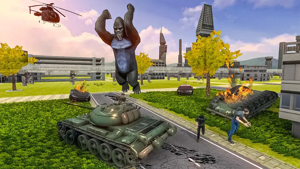 Скачать Gorilla Smash City Escape Jail с модом — Много денег — скриншот 1 Скачать Gorilla Smash City Escape Jail с модом — Много денег — скриншот 1