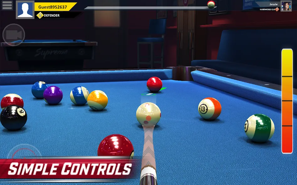 Pool Stars - 3D Online Multipl MOD APK на Android — Много денег — скриншот 2