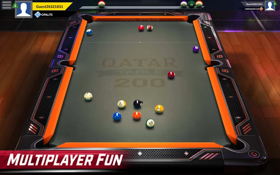 Pool Stars - 3D Online Multipl MOD APK на Android — Много денег — скриншот 4