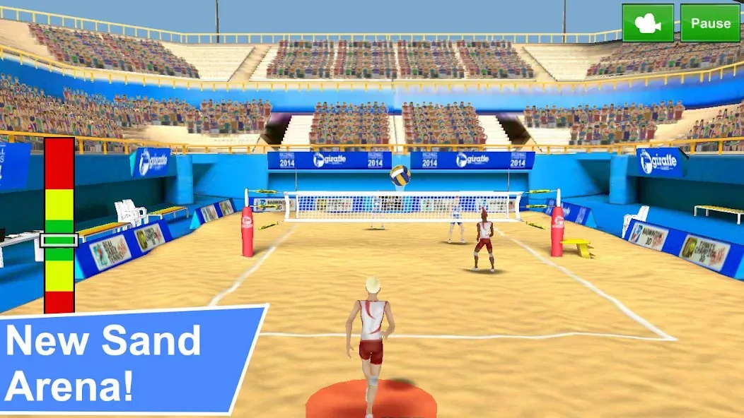 Volleyball Champions 3D - Onli Mod APK Много денег — Скачать на Андроид — скриншот 1