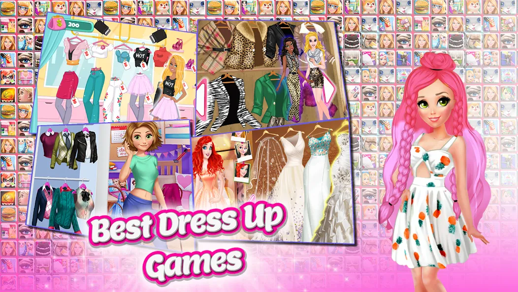 Frippa Games for Girls — Мод: Все открыто — скриншот 2