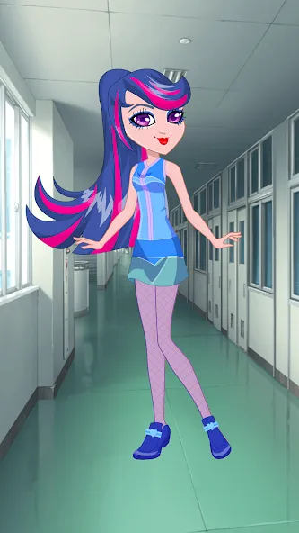 Pony College Student Dress Up MOD APK — Все вещи разблокированы — скриншот 1 Pony College Student Dress Up MOD APK — Все вещи разблокированы — скриншот 1