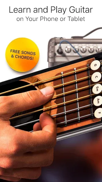 Скачать Real Guitar - Music Band Game на телефон — Все песни разблокированы — скриншот 1 Скачать Real Guitar - Music Band Game на телефон — Все песни разблокированы — скриншот 1