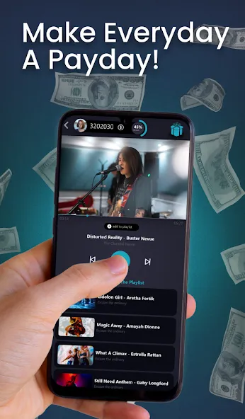 Cash Earning App Givvy Videos MOD APK на Android — Много денег — скриншот 1