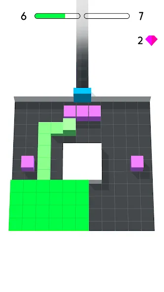Color Fill 3D — Взломанная версия (Много денег) — скриншот 5