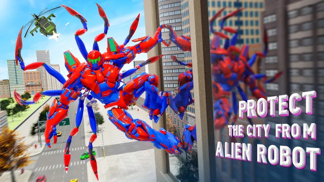 Spider Robot: Robot Car Games — Мод: Много денег — скриншот 3