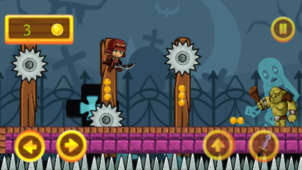 Samurai Adventure MOD APK на Android — Много денег — скриншот 5