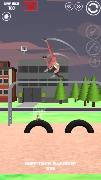 Скачать SWAGFLIP - Parkour Origins MOD APK — Много денег — скриншот 1