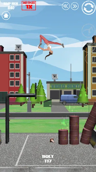 Скачать SWAGFLIP - Parkour Origins MOD APK — Много денег — скриншот 3