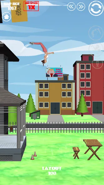 Скачать SWAGFLIP - Parkour Origins MOD APK — Много денег — скриншот 5