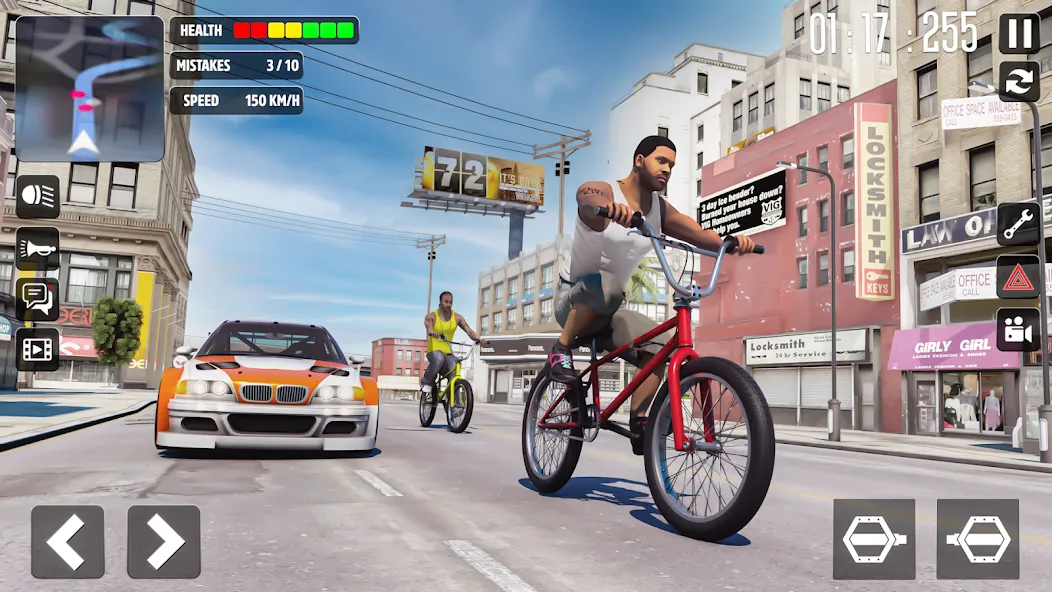 Скачать Cycle Stunt Games: Cycle Game (Мод: Много денег) на Андроид — скриншот 1