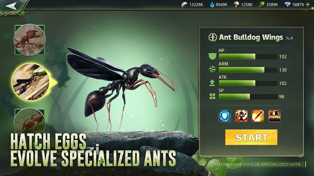 Ant Legion: For The Swarm (Мод Много денег и ресурсов) — скриншот 5