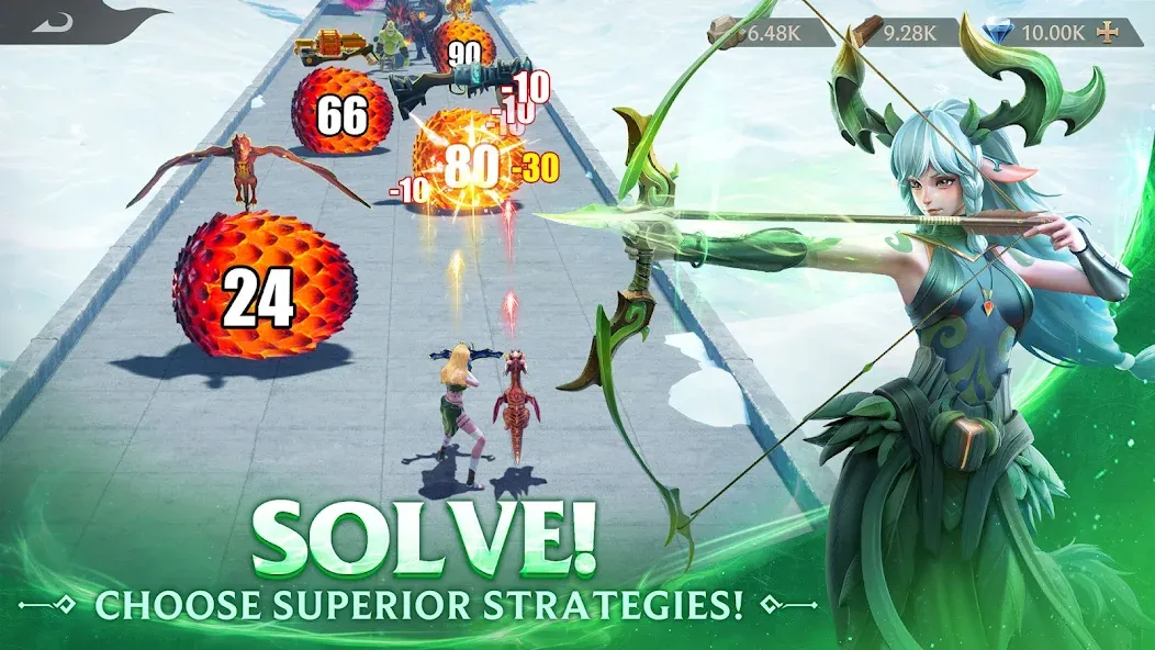 Puzzles & Chaos: Frozen Castle — Мод: Бесплатные покупки — скриншот 2