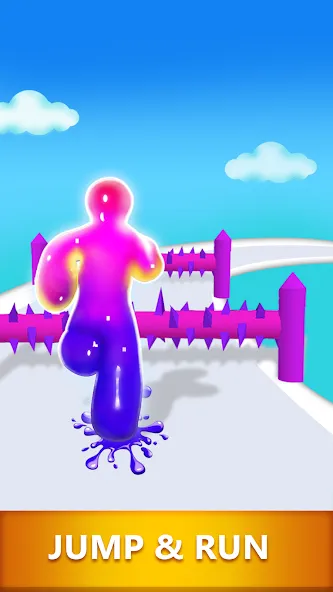 Скачать Blob Dash - Endless Runner (Мод: Много денег) на Андроид — скриншот 2