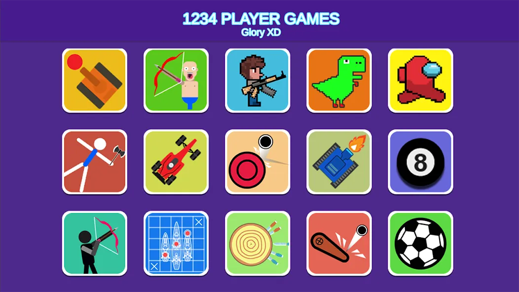 Скачать 1234 Player Mini Game на телефон — Все мини-игры разблокированы — скриншот 1