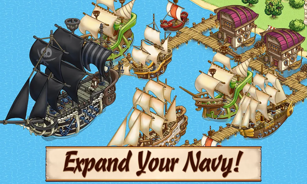 Взлом Pirates of Everseas — Взлом на много денег и ресурсов — скриншот 1 Взлом Pirates of Everseas — Взлом на много денег и ресурсов — скриншот 1