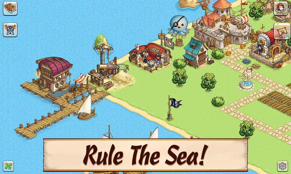 Взлом Pirates of Everseas — Взлом на много денег и ресурсов — скриншот 4 Взлом Pirates of Everseas — Взлом на много денег и ресурсов — скриншот 4