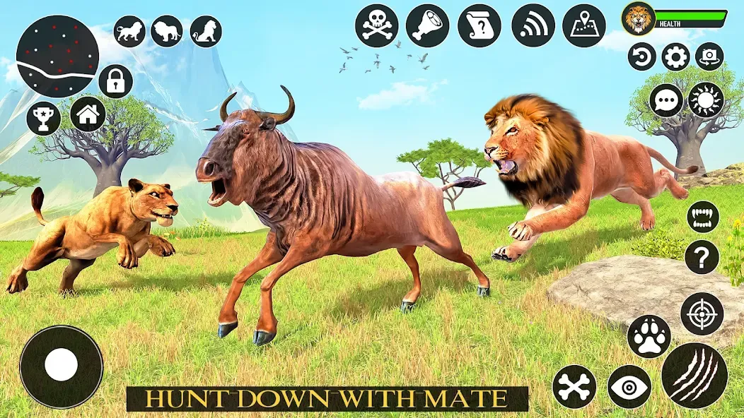 Скачать Ultimate Lion Simulator Game — Модификация Много денег — скриншот 1 Скачать Ultimate Lion Simulator Game — Модификация Много денег — скриншот 1