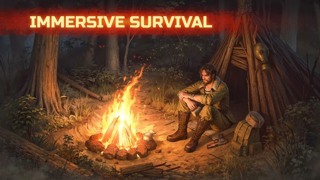 Day R Survival: Last Survivor — Мод: Много денег и бессмертие — скриншот 1
