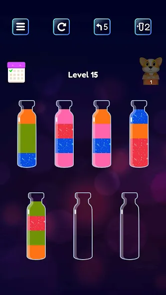 Скачать взломанную Soda Sort: Water Color Puzzle — Много денег и без рекламы — скриншот 3 Скачать взломанную Soda Sort: Water Color Puzzle — Много денег и без рекламы — скриншот 3
