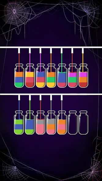 Скачать взломанную Soda Sort: Water Color Puzzle — Много денег и без рекламы — скриншот 4 Скачать взломанную Soda Sort: Water Color Puzzle — Много денег и без рекламы — скриншот 4
