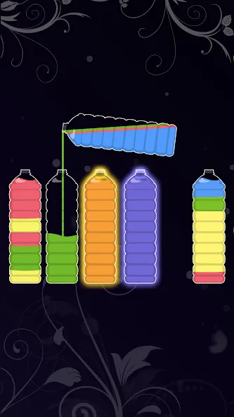 Скачать Water Sort - Color Puzzle Game (Мод: Много денег) на Андроид — скриншот 1