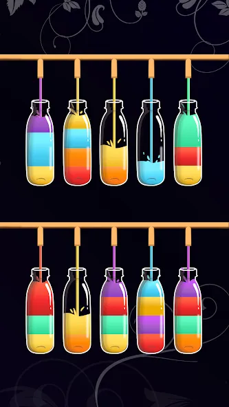 Скачать Water Sort - Color Puzzle Game (Мод: Много денег) на Андроид — скриншот 2