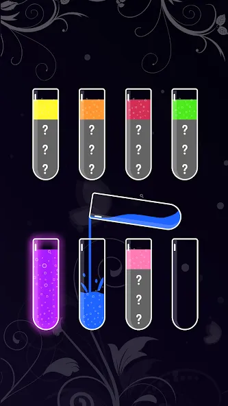 Скачать Water Sort - Color Puzzle Game (Мод: Много денег) на Андроид — скриншот 4