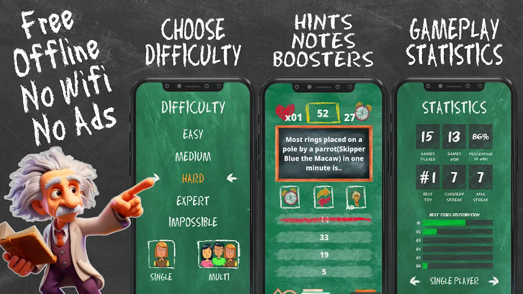 Quiz Games Offline Games MOD APK на Android — Все уровни открыты и без рекламы — скриншот 3