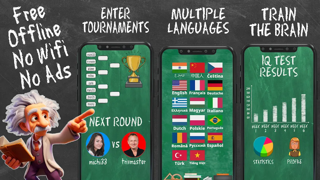 Quiz Games Offline Games MOD APK на Android — Все уровни открыты и без рекламы — скриншот 4