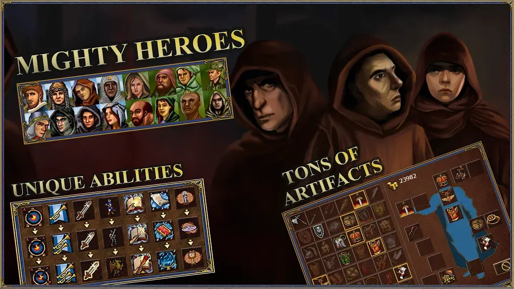 Скачать Heroes 3 of Might: Magic TD на Android — Много денег — скриншот 4 Скачать Heroes 3 of Might: Magic TD на Android — Много денег — скриншот 4