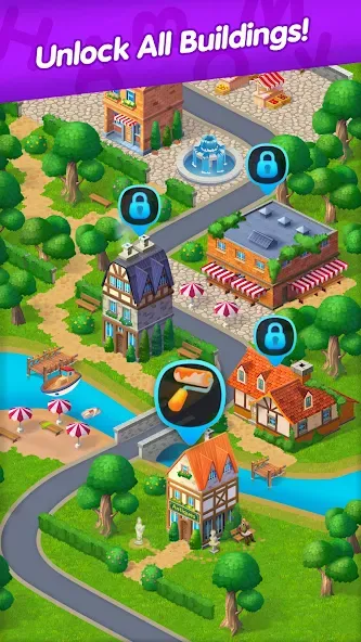 Скачать взлом Travel words: Word find games на Андроид — Все уровни открыты и без рекламы — скриншот 5