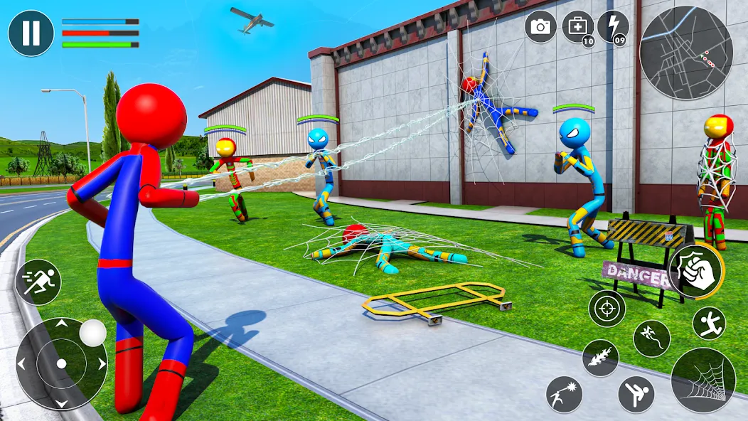 Скачать Spider Game-Stickman Rope Hero на телефон — Много денег — скриншот 3