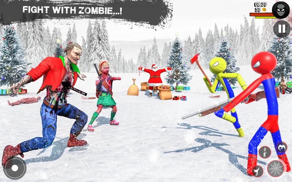 Скачать Spider Game-Stickman Rope Hero на телефон — Много денег — скриншот 4