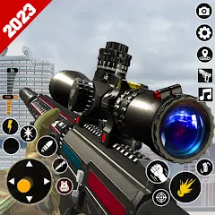 Sniper Gun Shooting game — Взломанная версия (Много денег)