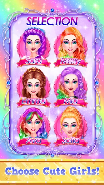 Скачать Fashion Braid Hairstyles Salon — Модификация Все волосы и прически разблокированы — скриншот 2 Скачать Fashion Braid Hairstyles Salon — Модификация Все волосы и прически разблокированы — скриншот 2
