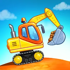 Скачать Kids truck games Build a house с модом — Все открыто