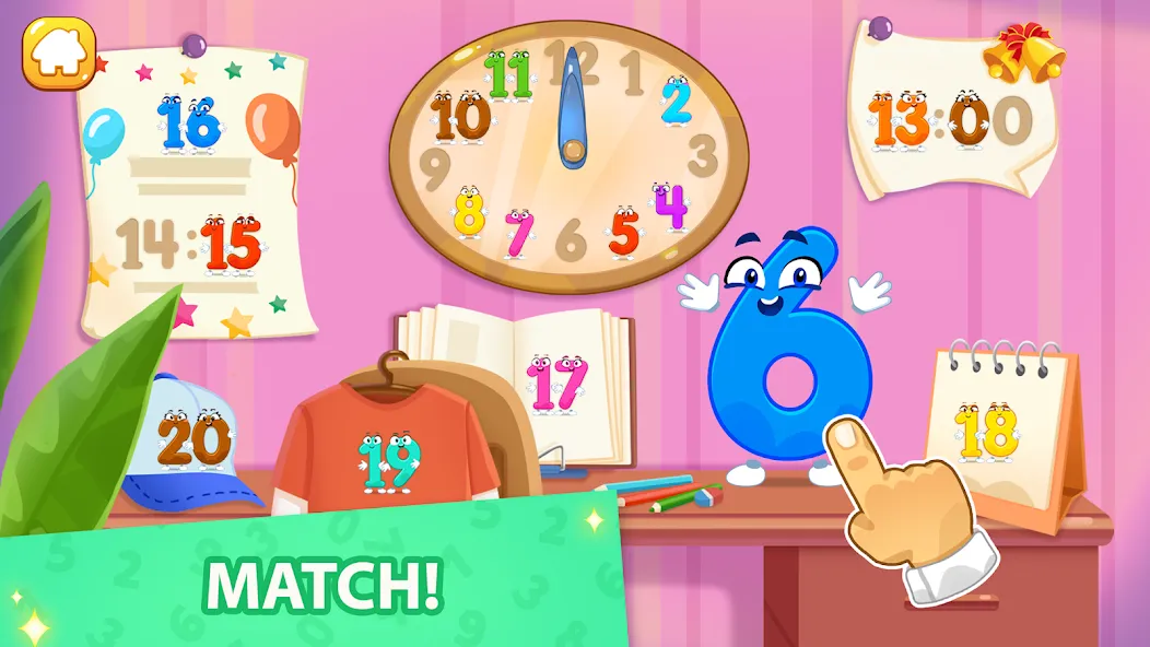 Скачать Numbers for kid Learn to count — Модификация Все уровни разблокированы — скриншот 3 Скачать Numbers for kid Learn to count — Модификация Все уровни разблокированы — скриншот 3